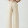 Pantalon en denim ample et décontracté