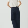 Pantalon en denim indigo fuselé