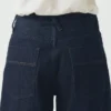 Pantalon en denim indigo fuselé