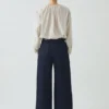 Pantalon en denim à jambes larges