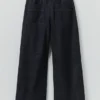 Pantalon en denim à jambes larges