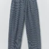 Pantalon en denim à jambes larges Jude Stripe
