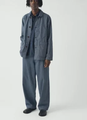 Pantalon en denim à jambes larges Jude Stripe