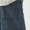 Pantalon en denim à rayures Hickory et jambes larges