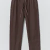 Pantalon en lin teint en pièce Alfie