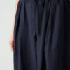 Pantalon en lin teint en pièce Minako