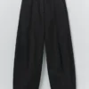 Pantalon en sergé de coton biologique sculpté