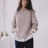 Pantalon en sergé indigo Alix