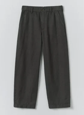 Pantalon Jude en sergé de coton à jambes larges