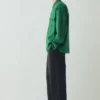 Pantalon Jude en sergé de coton à jambes larges