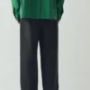 Pantalon Jude en sergé de coton à jambes larges