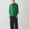 Pantalon Jude en sergé de coton à jambes larges