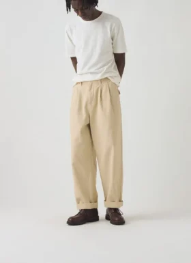 Pantalon large en toile de coton Bill
