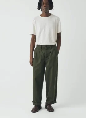 Pantalon large en toile de coton Bill