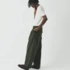 Pantalon large en toile de coton Bill
