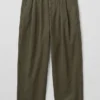 Pantalon large en toile de coton Bill