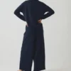 Pantalon long en jersey bouclé