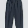 Pantalon à plis rayé Caspar