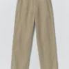 Pantalon Rory en coton et lin élastiqué
