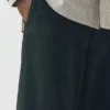 Pantalon Rory en coton micro-pied-de-poule surteint