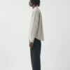 Chemise en coton à carreaux inversés