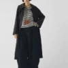 Manteau raglan en coton ciré Frankie