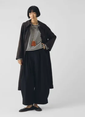 porte cls en cuir laperruque 4 1 280x385 - Manteau raglan en coton cir&eacute; Frankie