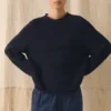 Pull ample en coton et lin bio