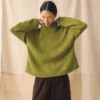 Pull ample en coton et lin bio