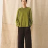 Pull ample en coton et lin bio