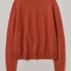 Pull à col rond en laine et cachemire