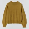 Pull en coton et mohair fin