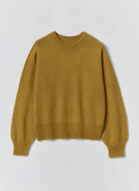 Pull en coton et mohair fin