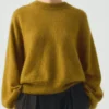 Pull en coton et mohair fin