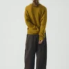 Pull en coton et mohair fin