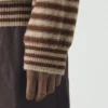 Pull en laine d&rsquo;alpaga rayé