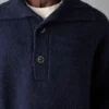 Pull en laine à demi-patte