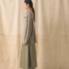 Pull en laine et cachemire à côtes