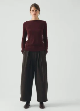 Pull en laine fine et cachemire