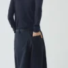 Pull en laine fine et cachemire