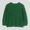 Pull en lin et coton à côtes texturées