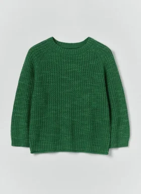 Pull en lin et coton à côtes texturées