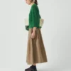 Pull en lin et coton à côtes texturées