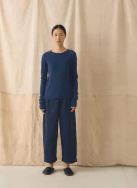 Pull soigné en laine et cachemire