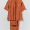 Pyjamas en coton à carreaux Bistrot