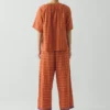 Pyjamas en coton à carreaux Bistrot