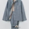 Pyjamas en coton double face doux