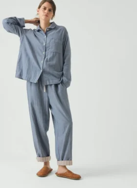 Pyjamas en coton double face doux