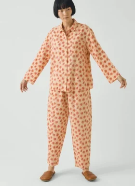Pyjamas en coton imprimé Bloom