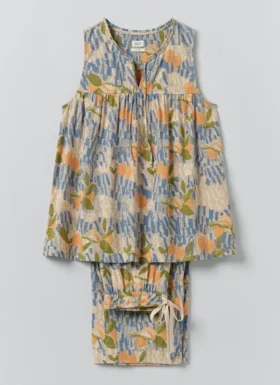 Pyjamas en coton imprimé « Picnic »